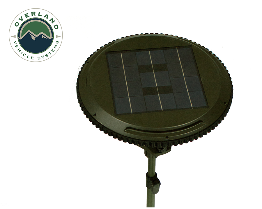 Solar panels of UFO light