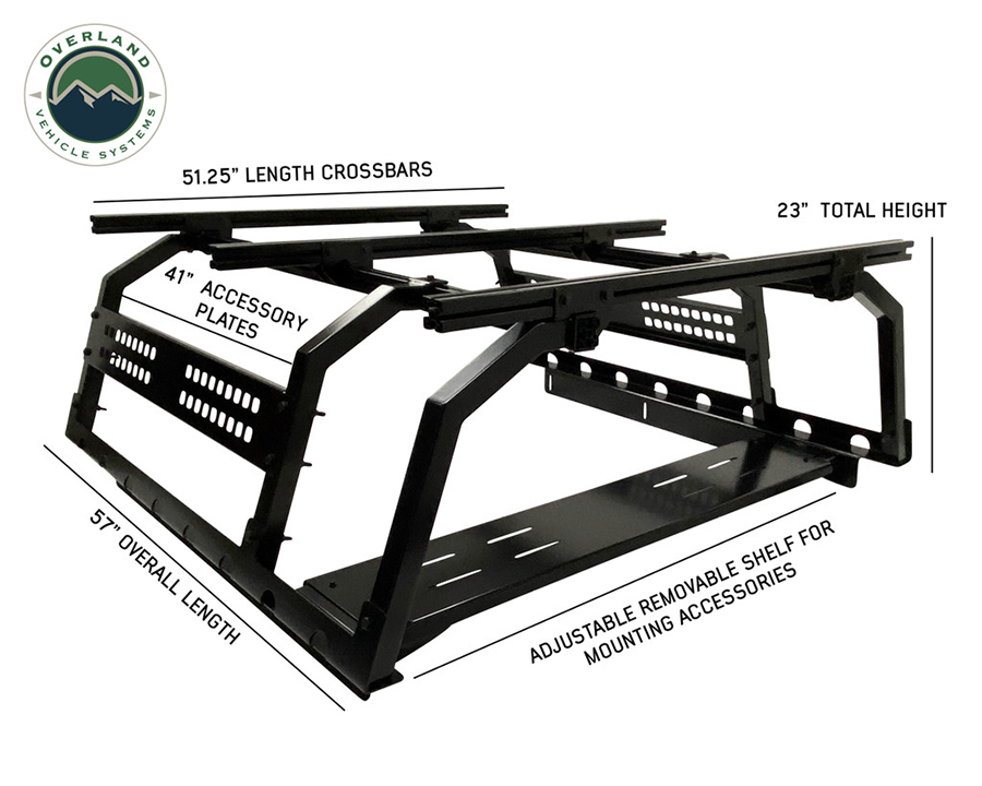 Discovery truck bed rack side view