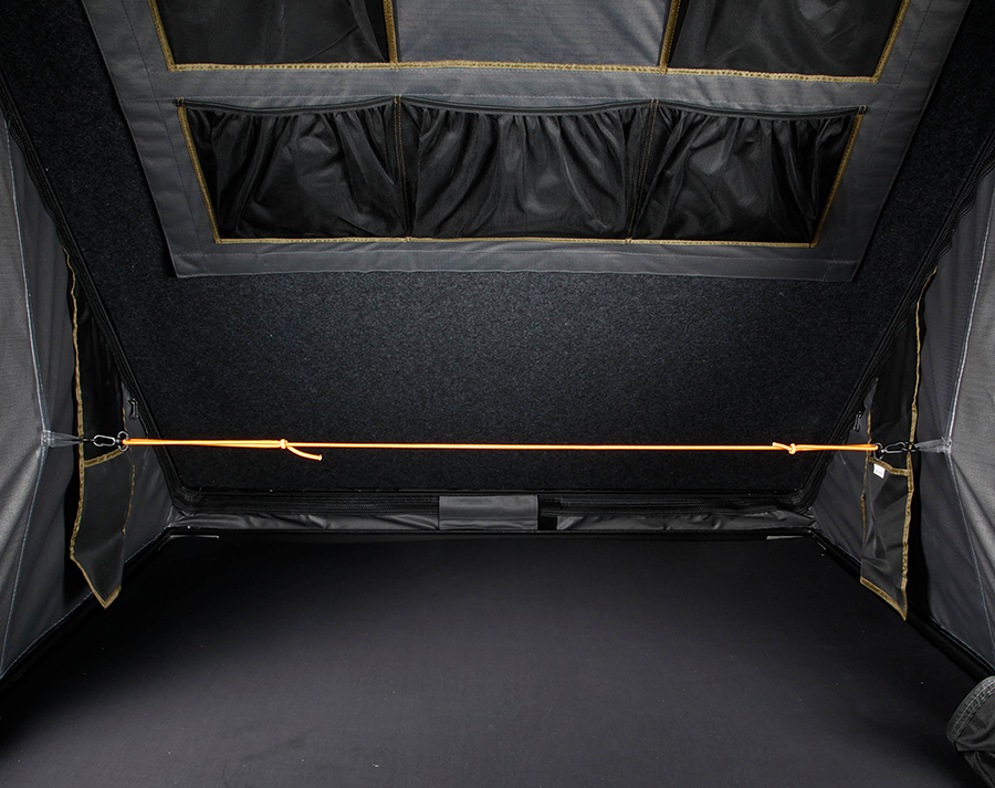 Mamba 3 rooftop tent inside view