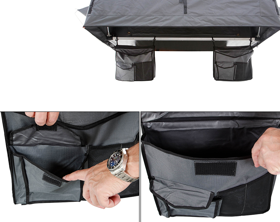 Nomadic 2 rooftop tent pockets