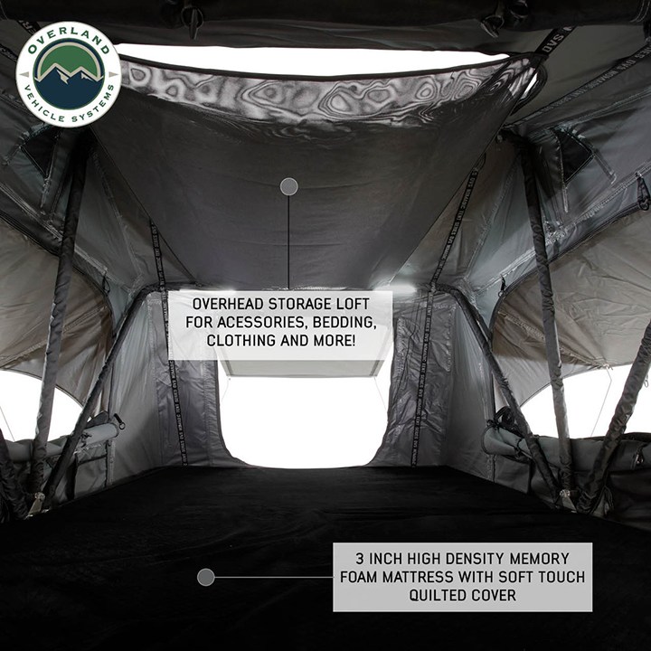 Inside Nomadic 2 Standard roof top tent