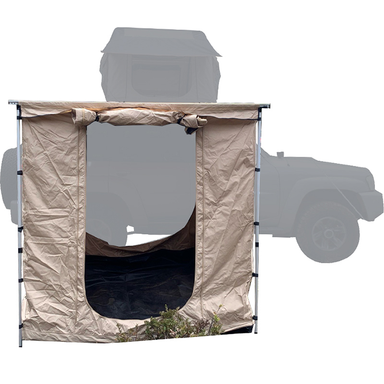 Guana Equipment Alemdro Awning Walls front - tan